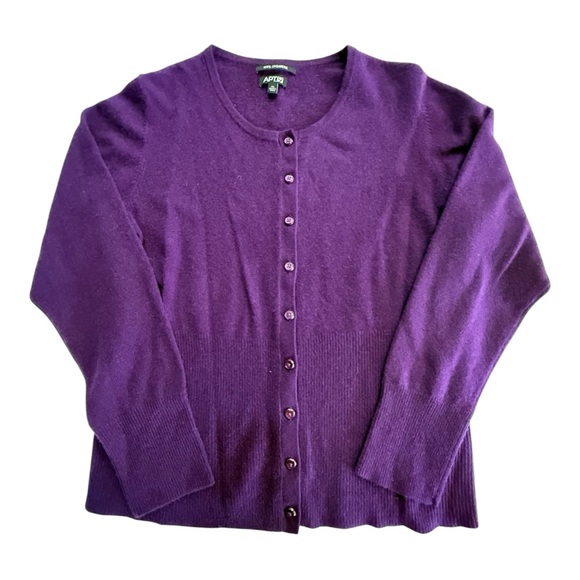 Apt. 9 Cashmere Cardigan Size XL - Picture 1 of 3